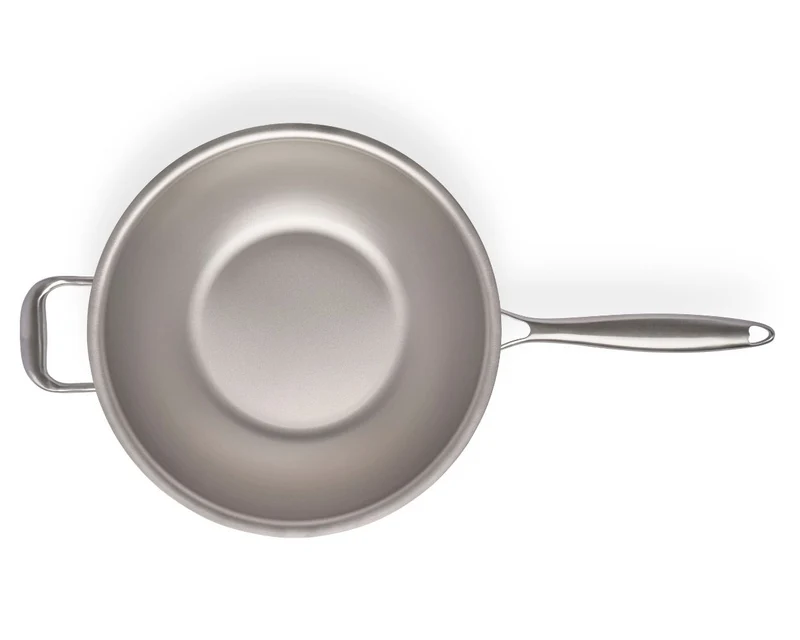 Wok Saltapasta ∅ 30 cm - Superficie di cottura di puro titanio