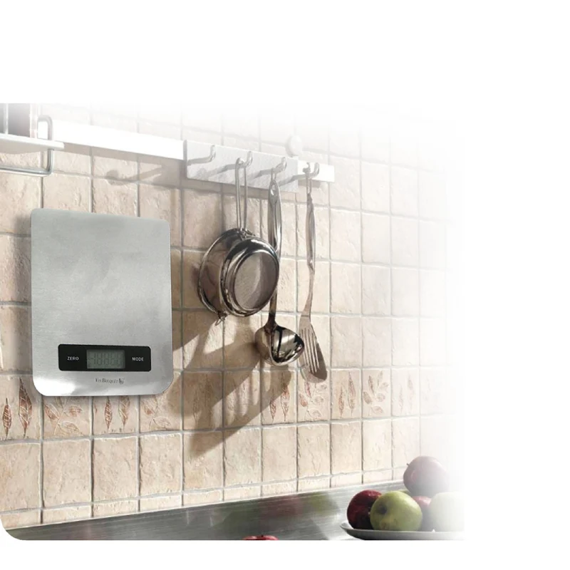 Báscula digital de cocina en acero inoxidable 5 kg