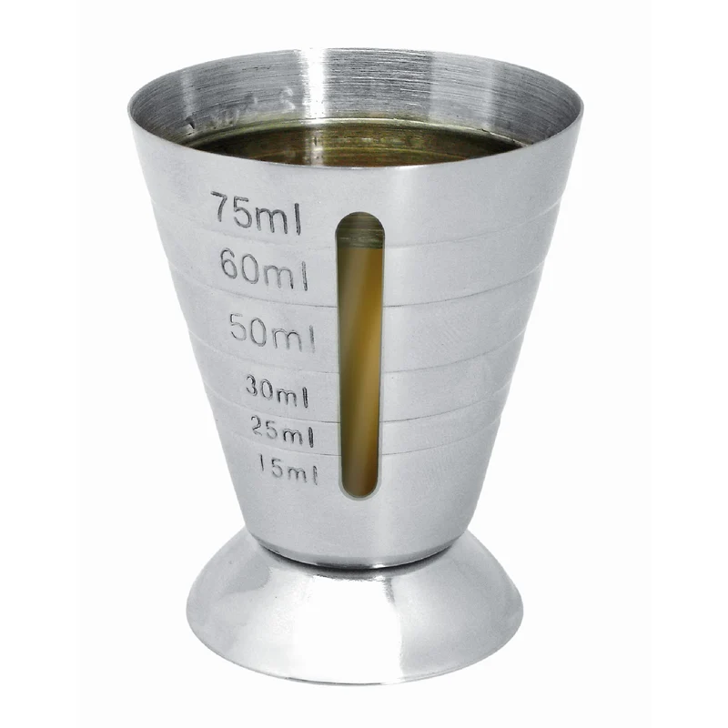 Vasito Medidor Top Cocktail 75/15 ml Inox