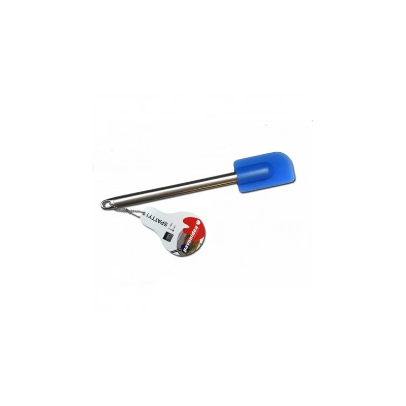 Spatola leccapiatti cm.5x9 in silicone con manico inox pavoni***
