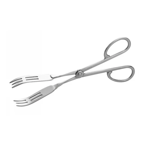 Pinza inox forbice cm.19 per antipasti forgiata piazza