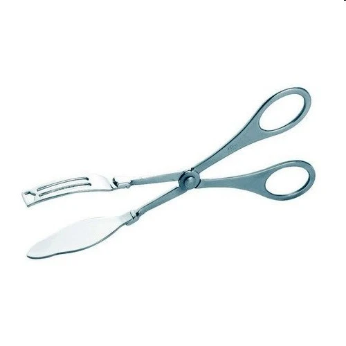 Pinza inox forbice cm.15 per dolci mignon forgiata piazza