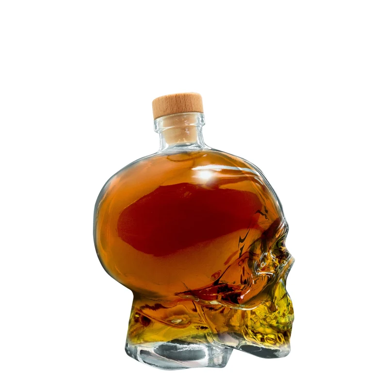 Decantador de Licor Calavera 1L – Cristal Elegante