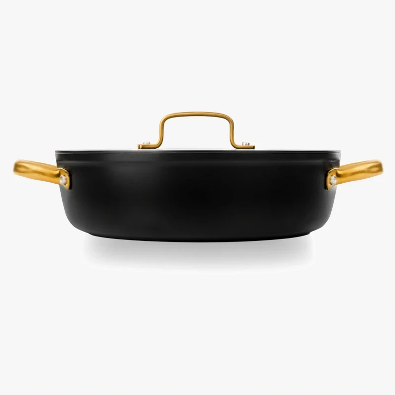 Cacerola Antiadherente Cerámico Serie Samoa Iconic Negro 28 Cm / 4,3 L