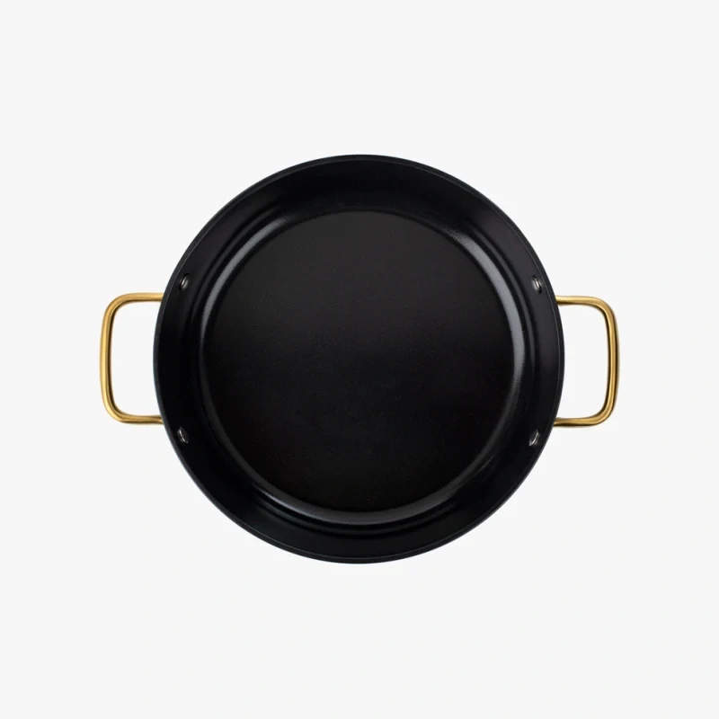 Cacerola Antiadherente Cerámico Serie Samoa Iconic Negro 28 Cm / 4,3 L