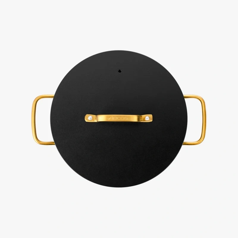 Cacerola Antiadherente Cerámico Serie Samoa Iconic Negro 24 Cm / 4,3 L
