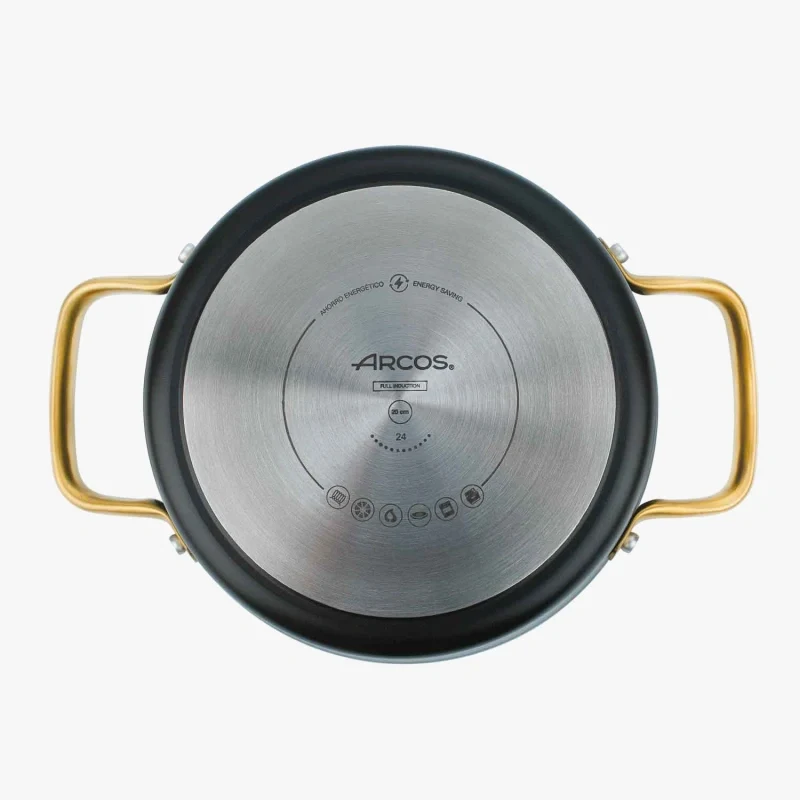 Cacerola Antiadherente Cerámico Serie Samoa Iconic Negro 20 Cm / 2,6 L