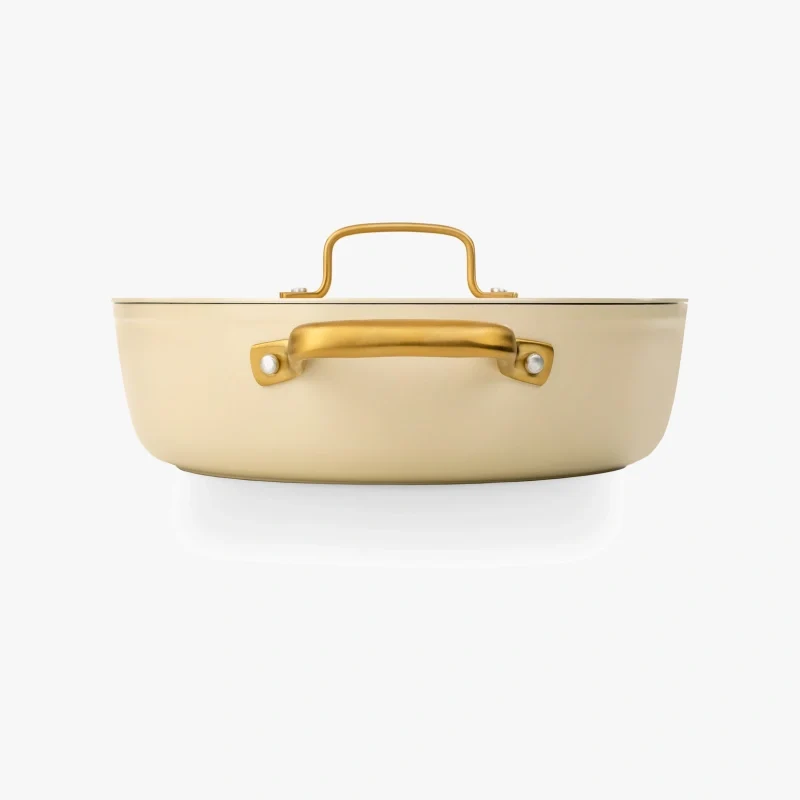 Cacerola Antiadherente Cerámico Serie Samoa Iconic Beige 28 Cm / 4,3 L