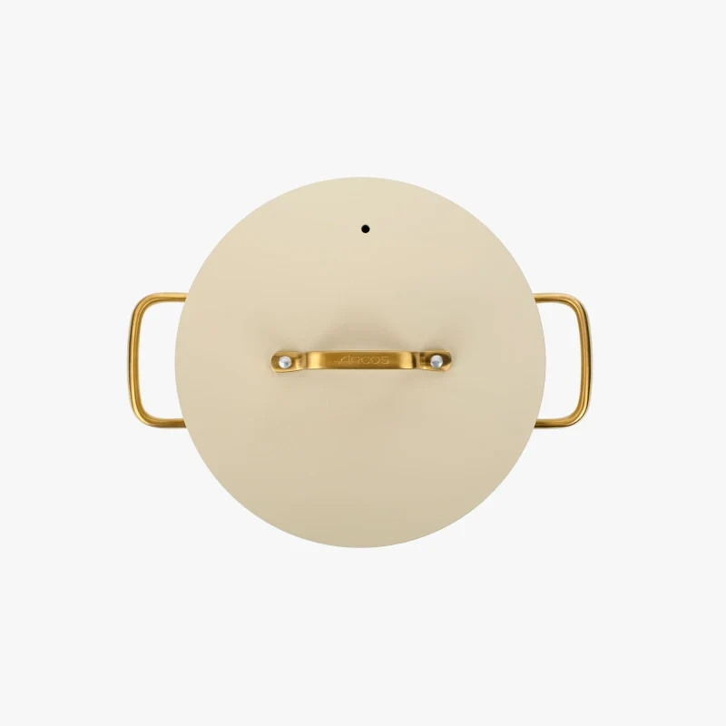 Cacerola Antiadherente Cerámico Serie Samoa Iconic Beige 24 Cm / 4,3 L