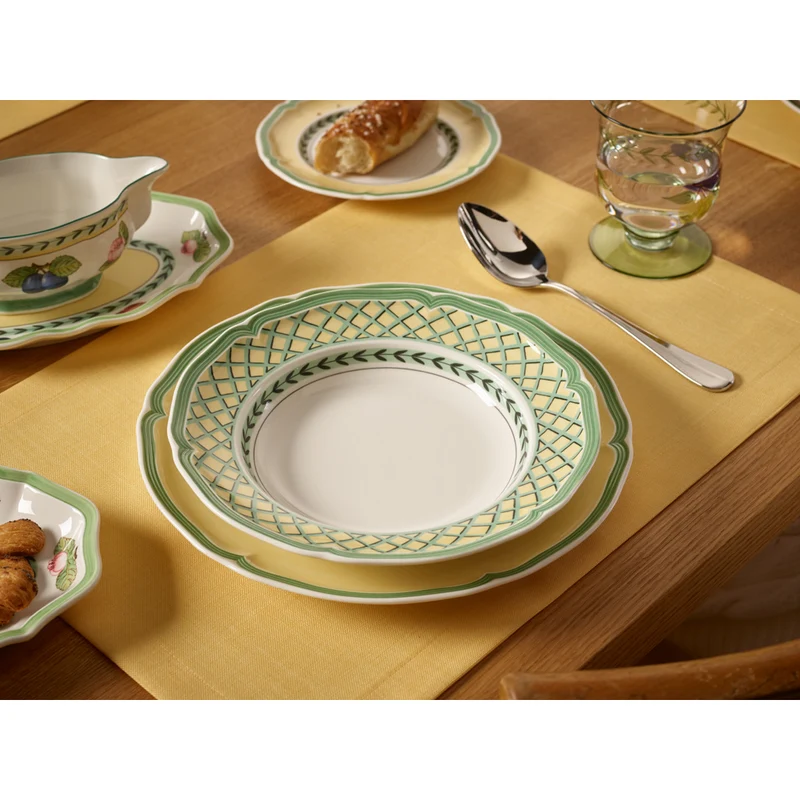 French Garden Orange Piatto fondo 228 mm, 300 ml