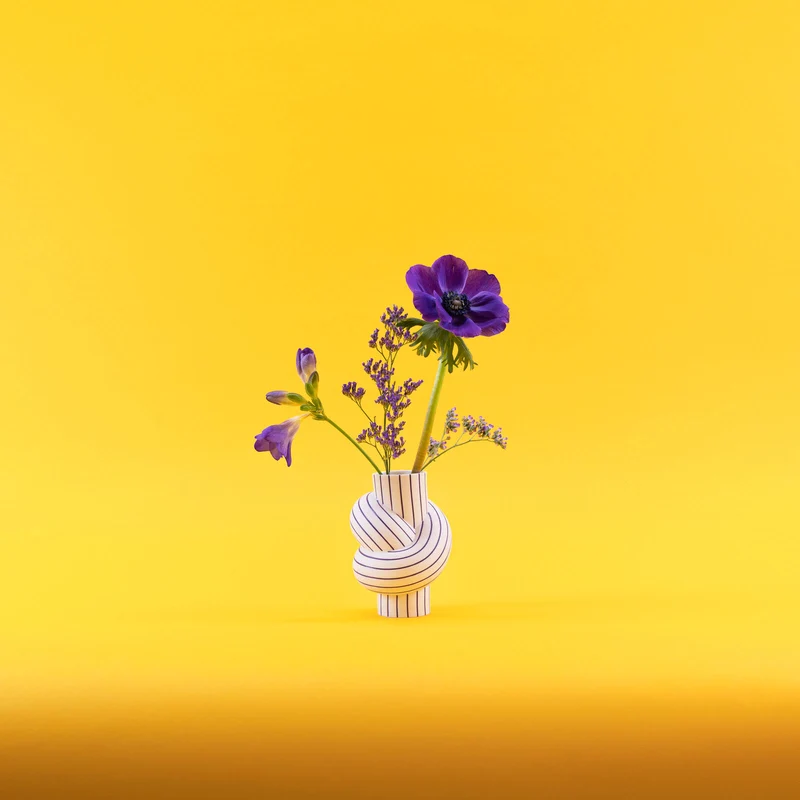 Node Stripes Vaso 12 cm