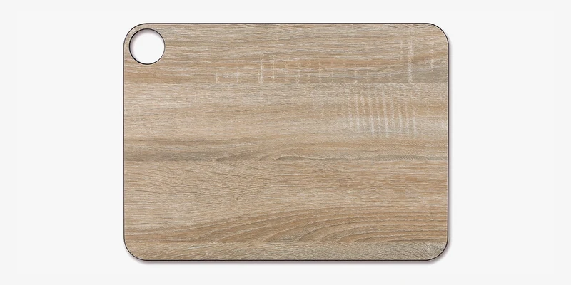 Tabla de corte marrón con colgador 377 x 277 mm