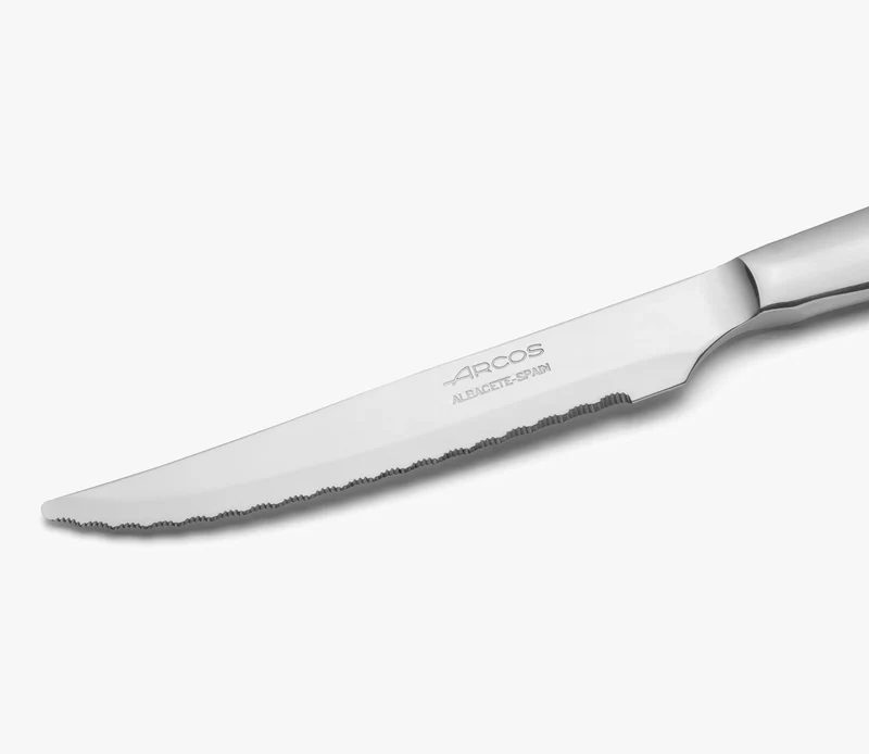 Juego 4 pzas. Cuchillo Chuleteros Monoblock Perlados