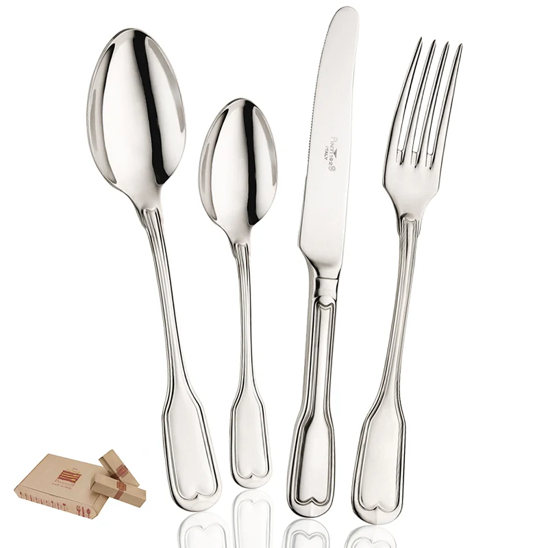 Vittoriale Servizio Posate In Acciaio Inox - Set 75 Pz