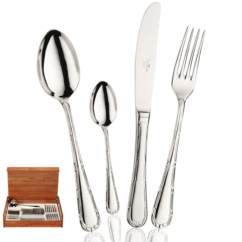 Filet Servizio Posate In Acciaio Inox - Set 75 Pz