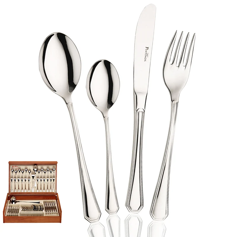America Servizio Posate In Acciaio Inox - Set 75 Pz