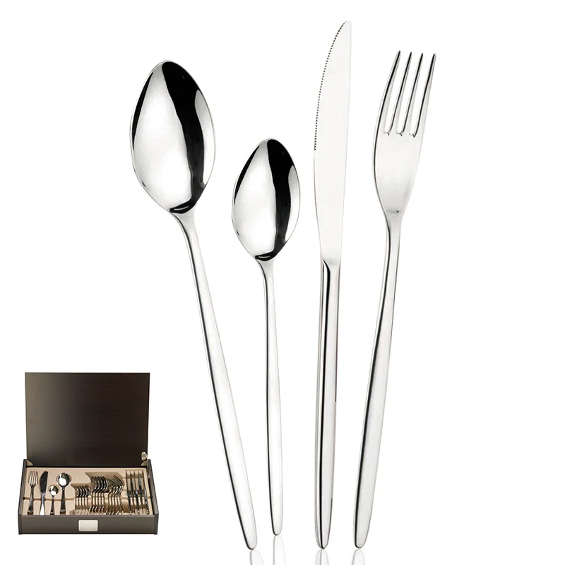 Olivia Servizio Posate In Acciaio Inox - Set 24 Pz