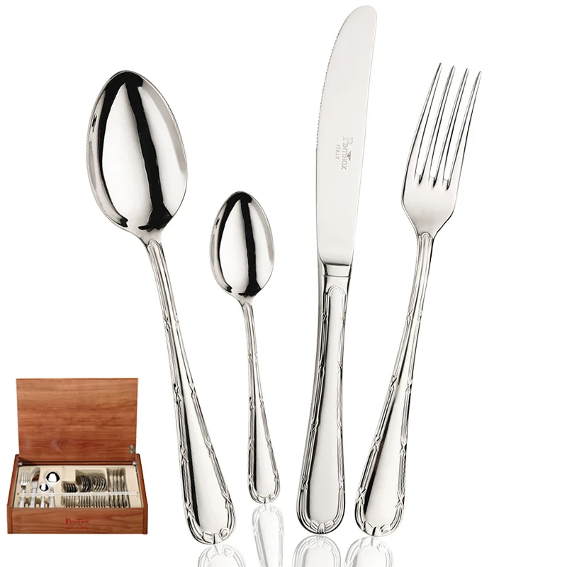 Filet Servizio Posate In Acciaio Inox - Set 24 Pz