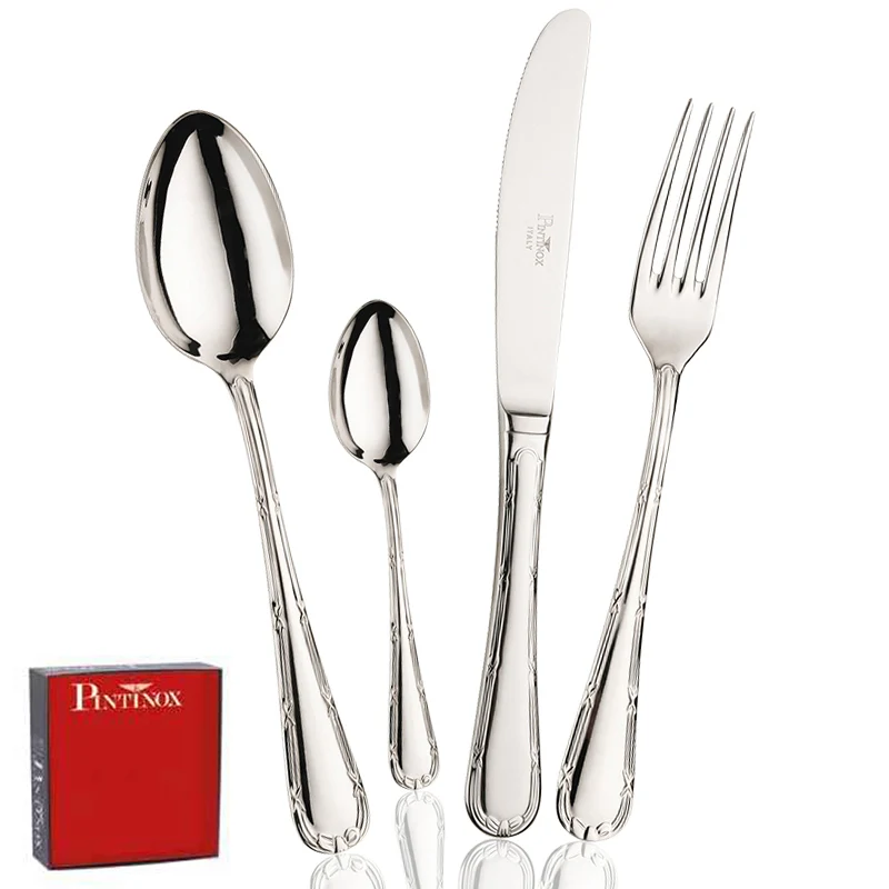 Filet Servizio Posate In Acciaio Inox - Set 24 Pz