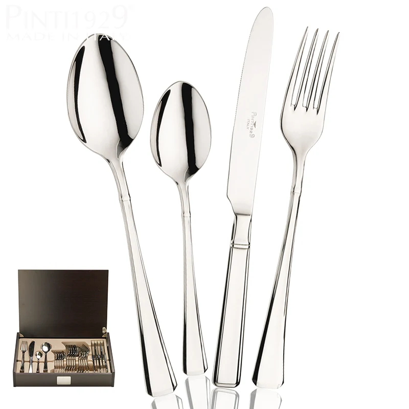Leonardo Servizio Posate In Acciaio Inox - Set 24 Pz