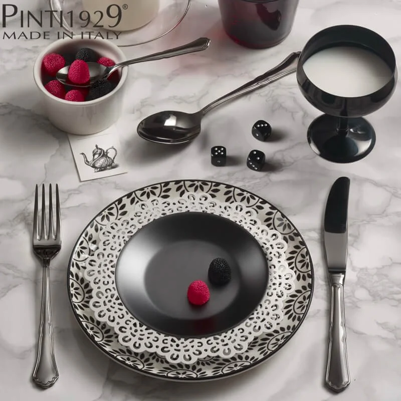 Settecento Cucchiaio Frutta In Acciaio Inox - Set 12 Pz