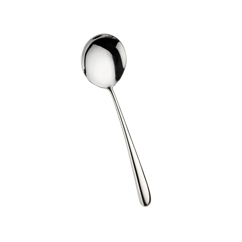 Bramante Cucchiaio Brodo In Acciaio Inox Forgiato - Set 12 Pz