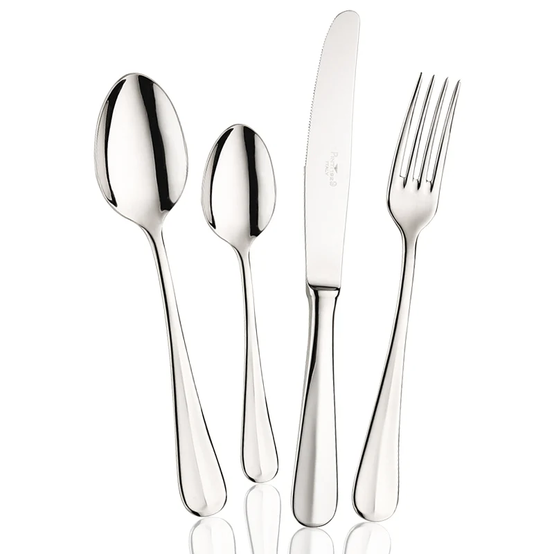 Baguette Servizio Posate In Acciaio Inox - Set 24 Pz