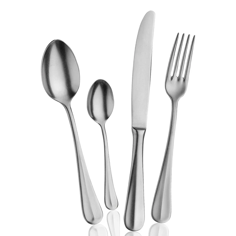 Baguette Servizio Posate In Acciaio Inox - Set 24 Pz
