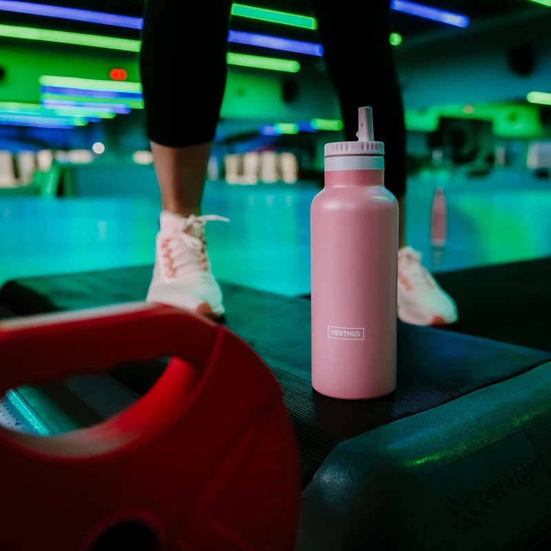 Botella Sport con Tapón Pajita