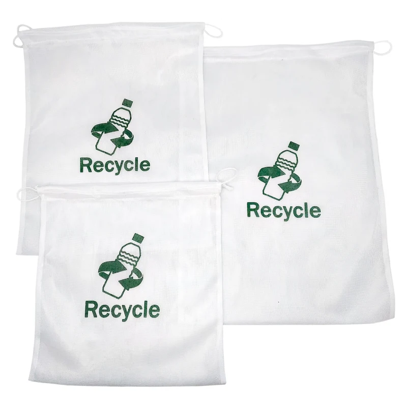Set de Bolsas de Rejilla 100% Plástico Reciclado
