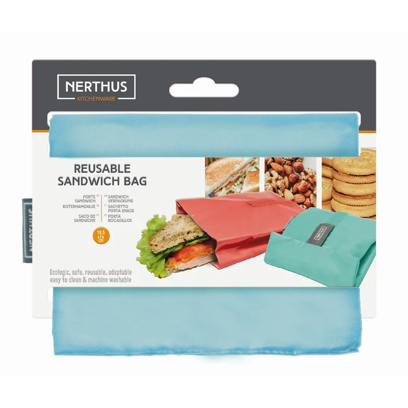 Bolsa Reutilizable para Sándwich Plegable