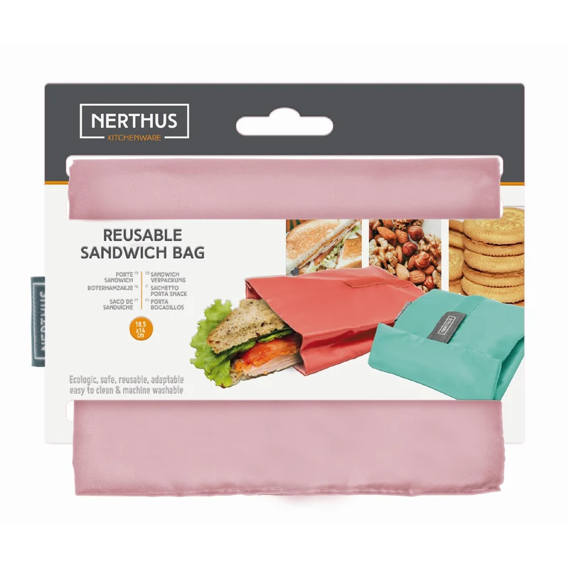 Bolsa Reutilizable para Sándwich Plegable