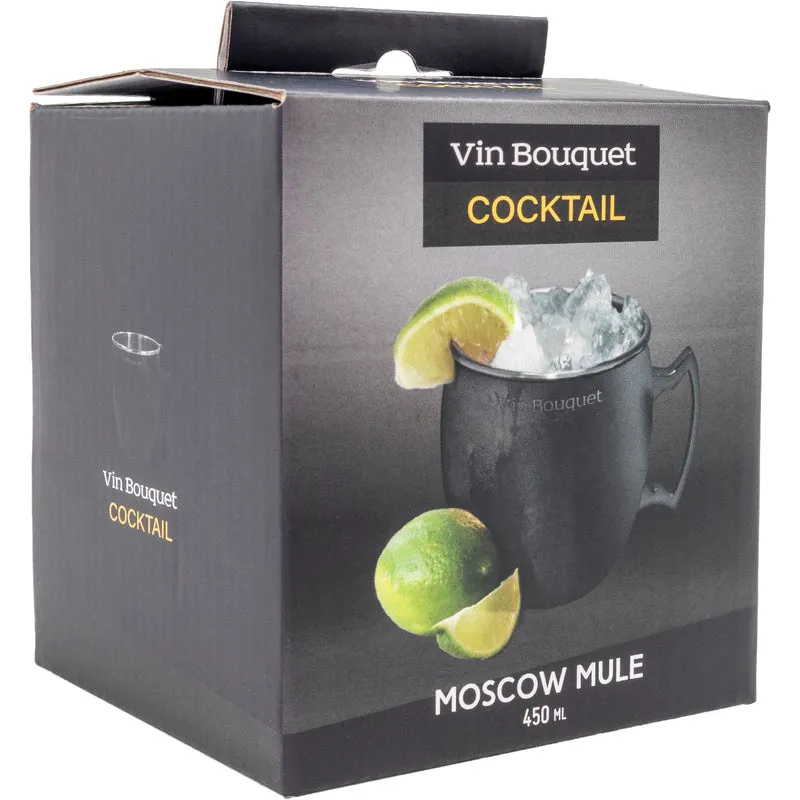 Taza de Cóctel Negra 450 ml