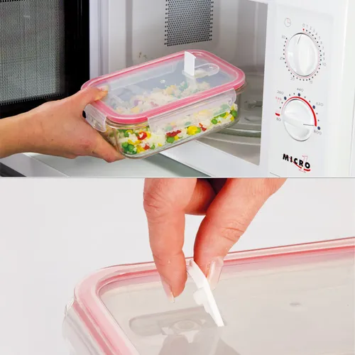 Contenitore Rettangolare 0,4 Lt "Freshbox Glass"