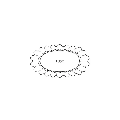 Set 6 Stampi Ovali Per Tartellette "Delicia"