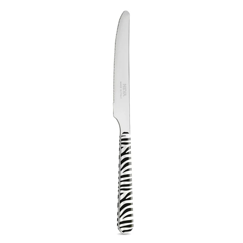 Coltello Tavola - Animalier Zebrato BD14001