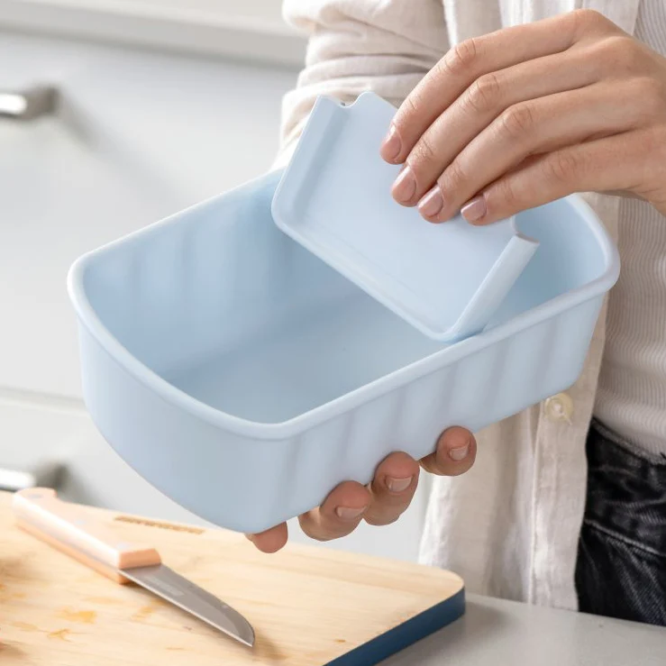 Contenitore per alimenti Linea Flexibox, azzurro, 1000 ml, 20,5 × 12,5 × 6,6 cm