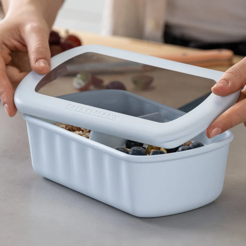 Contenitore per alimenti Linea Flexibox, azzurro, 1000 ml, 20,5 × 12,5 × 6,6 cm