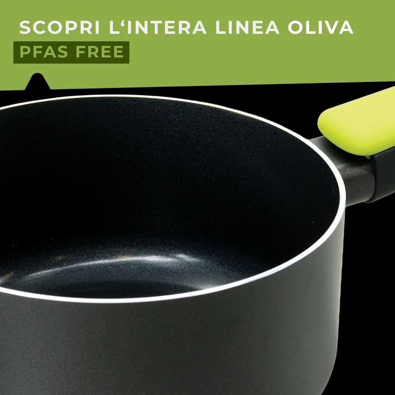 Casseruola in alluminio antiaderente, da 16 cm, Linea Oliva