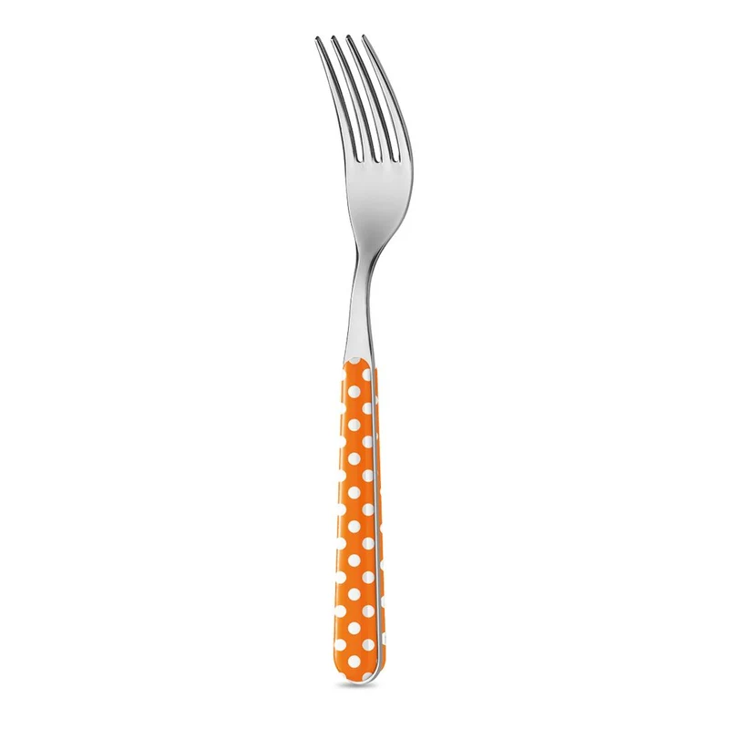 Forchetta Tavola - Pois Arancio BD14053O