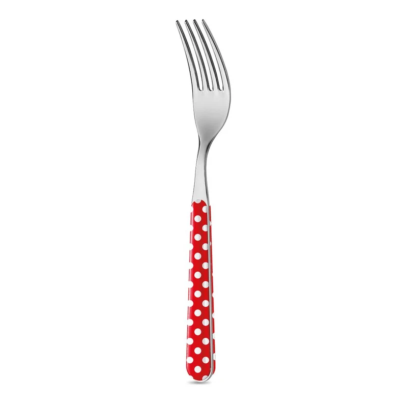 Forchetta Tavola - Pois Rosso BD14053R