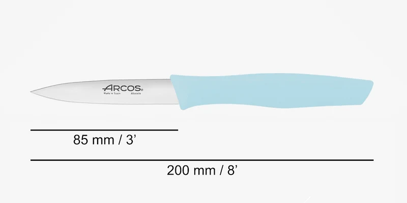Cuchillo Mondador Serie Nova Azul claro 85 mm