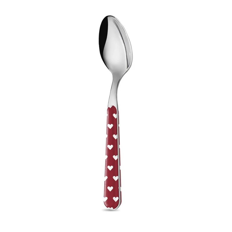Cucchiaio Caffè - Cuoricini Rosso BD14060R