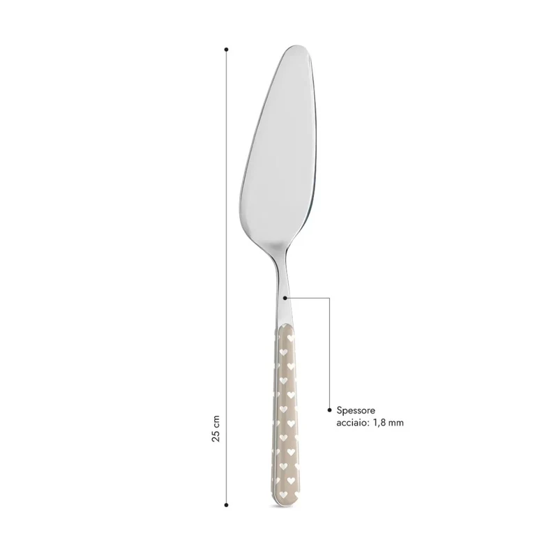 Pala Torta - Cuoricini Tortora BD14060PTL