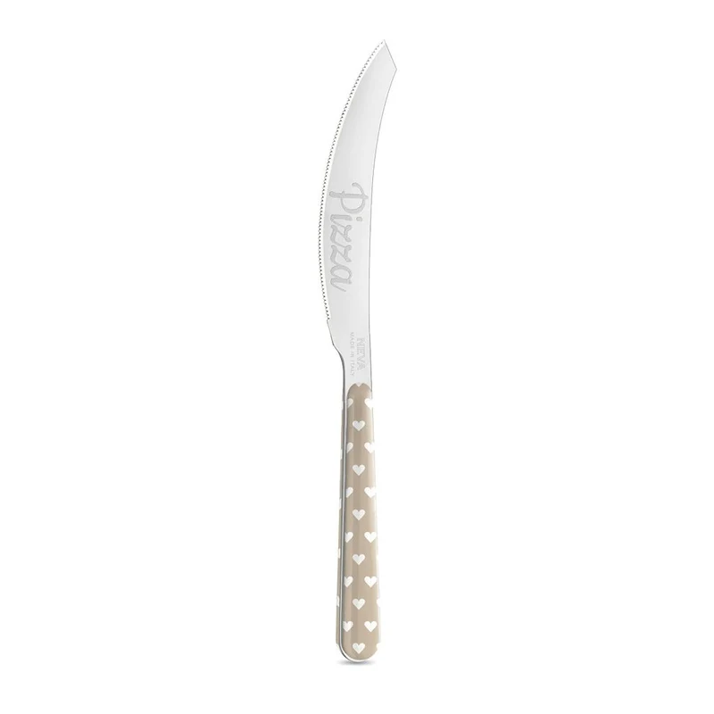 Coltello Pizza - Cuoricini Tortora BD14060PTL