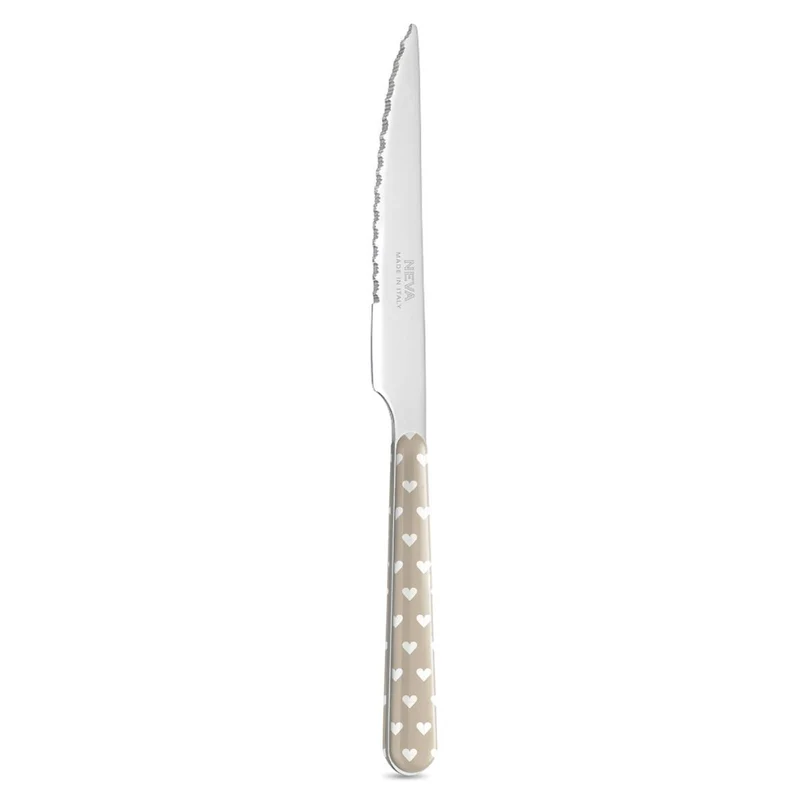 Coltello Bistecca - Cuoricini Tortora BD14060PTL
