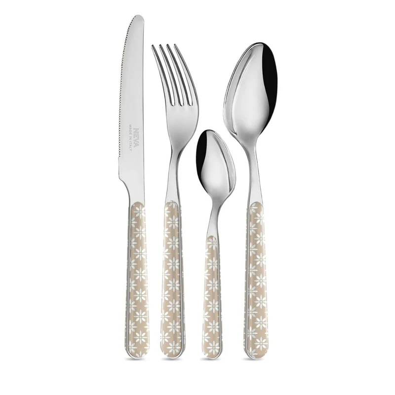 Set 24 pezzi - Margherite Tortora BD14043T