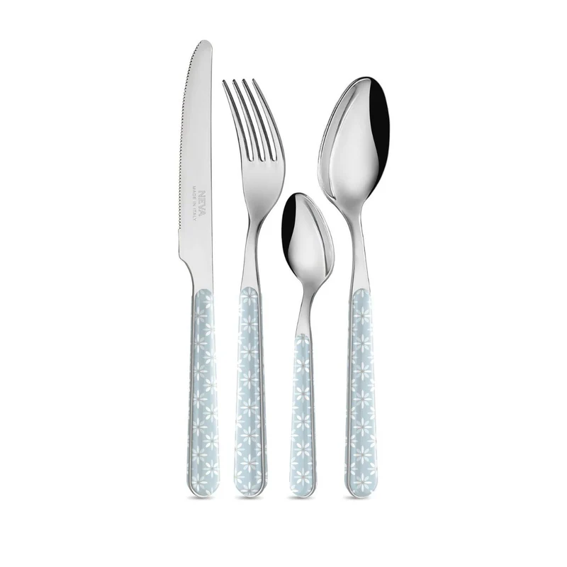 Set 24 pezzi - Margherite Azzurre BD14043LC