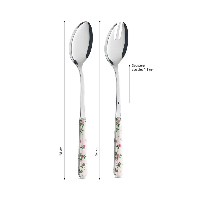 Coppia Insalata - Roses BD14015