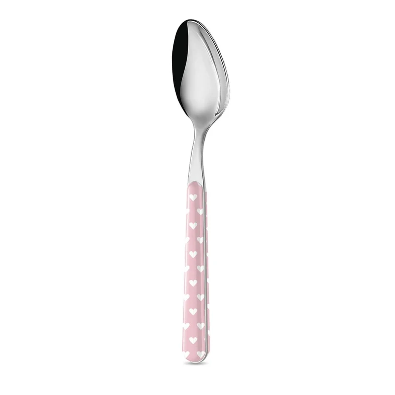 Cucchiaio Tavola - Cuoricini Rosa BD14060PLM